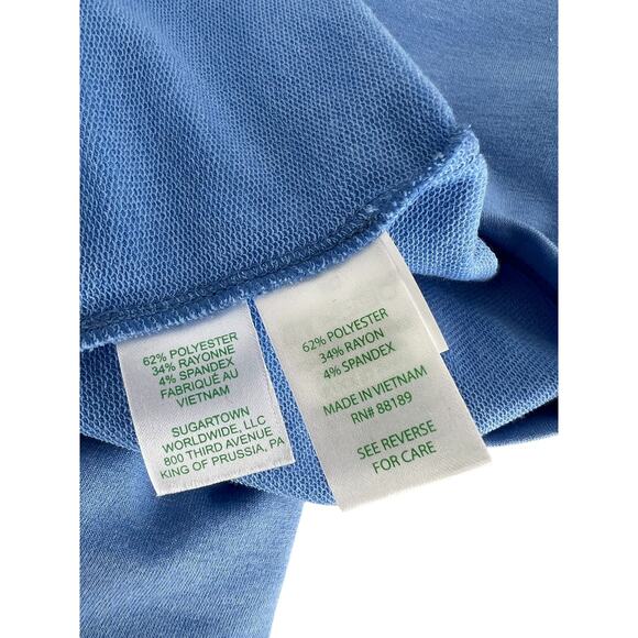 Lilly Pulitzer Sheera Off-Shoulder Top in Blue - Picture 9 of 9